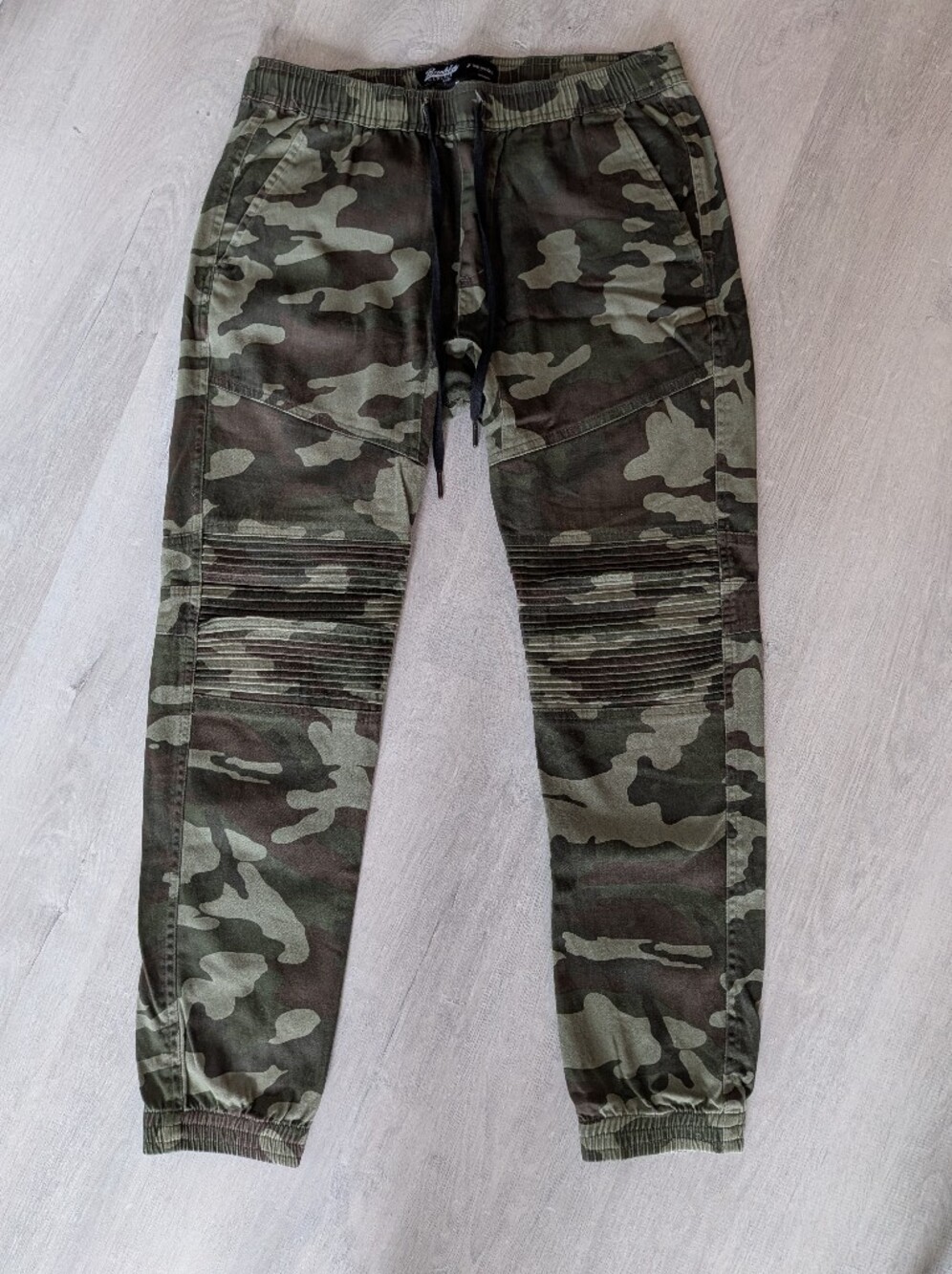 Brooklyn Cloth Camo Jogger Pants, Army Green, US Size M